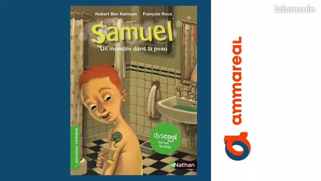Samuel : Un monstre dans la peau - Dyscool, adapté aux enfants DYS ou dyslexiques - dès 7 ans (image 1)