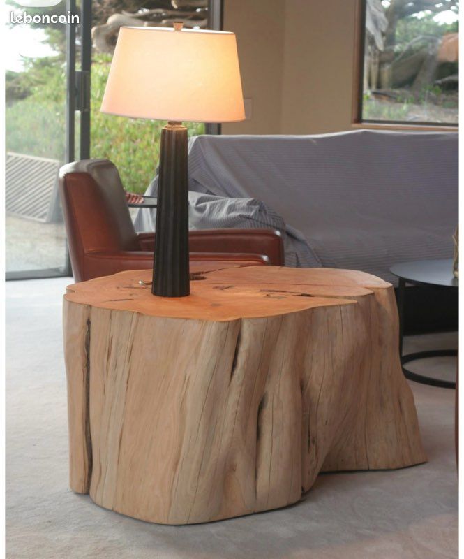Tables basses & tabourets en bois massif – pièces uniques (image 7)