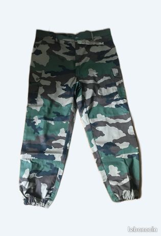 Pantalon De Combat Militaire Félin T4 - Camouflage Centre Europe - Taille 32 Femme - Occasion Très Bon état