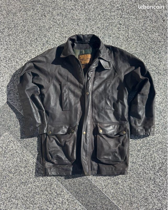 Blouson en cuir Redskins, taille M Vintage (image 2)