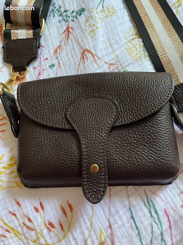 Sac banane cuir italien (image 1)