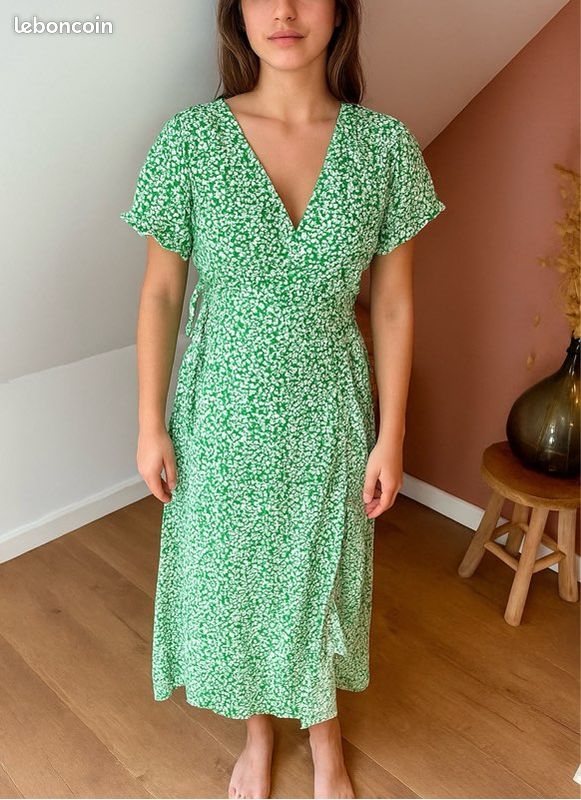Wrap Dress Robe Fleuri Shein Plus Floral Print Wrap Dress SHEIN USA