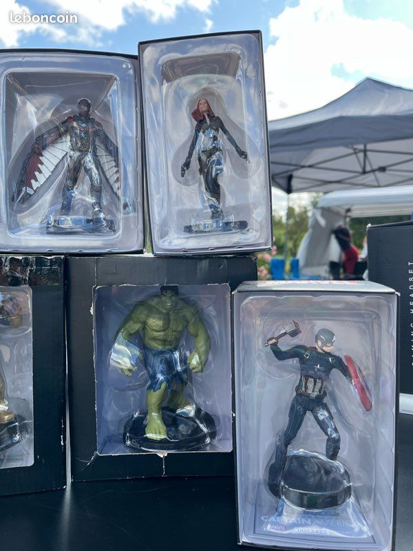 Lot de 8 figurines Marvel Movie Collection Altaya + certificats d’authenticité (image 3)