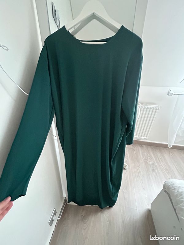 Abaya vert menthe (image 1)