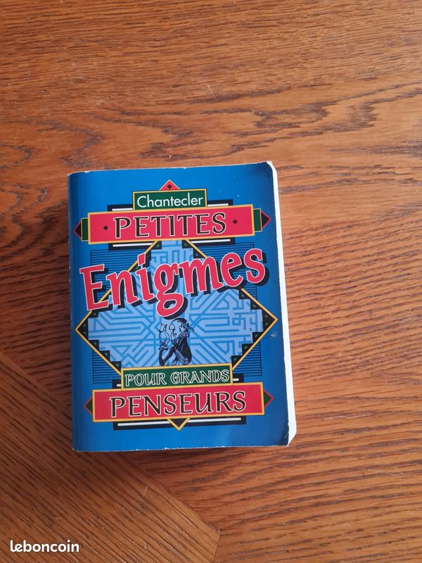 Petites Énigmes Pour Grands Penseurs M Deronne (image 1)