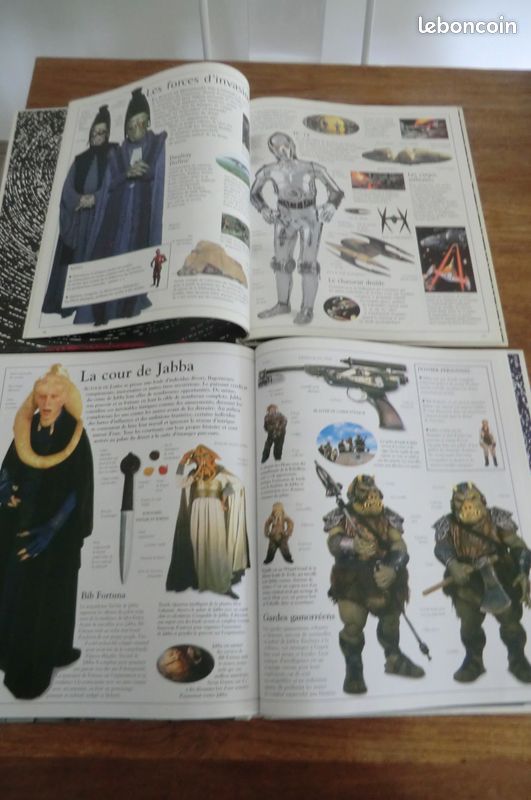 2 livres star wars guerres des étoiles tout sur la trilogie personnages créatures droîdes (image 4)