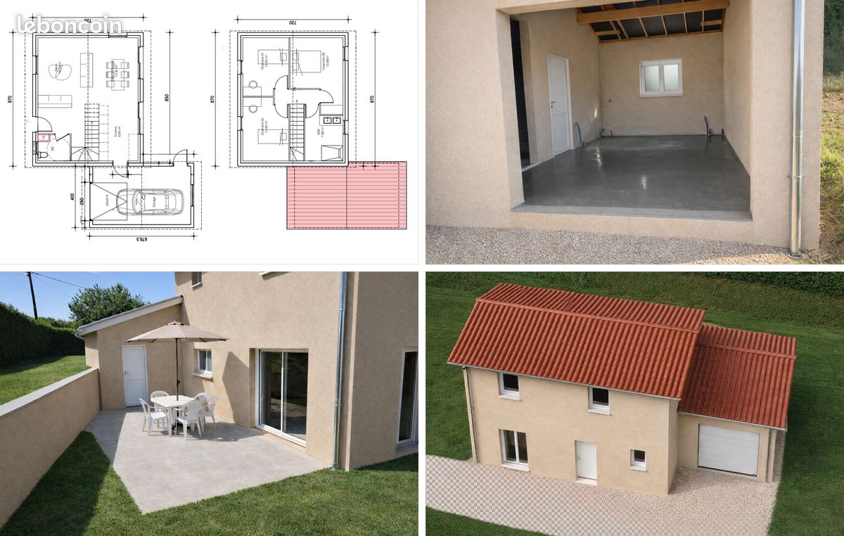 Maison 4 pièces 90 m² · à Loire-sur-Rhône · 90 m² · 1 400 €/mois