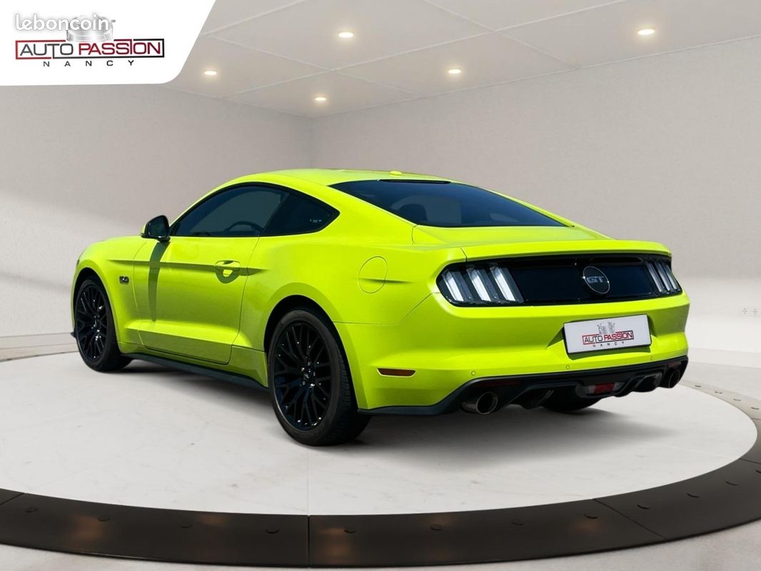 Ford Mustang Coupé VI 5.0 V8 421cv GT BVA6 1ère Main Covering Caméra Apple Carplay Navi Cuir Etendu JA 19" LIVRAISON POSSIBLE (image 5)