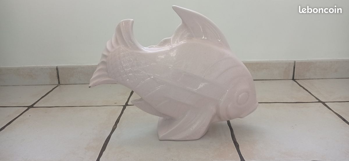 Grand poisson en céramique (image 1)
