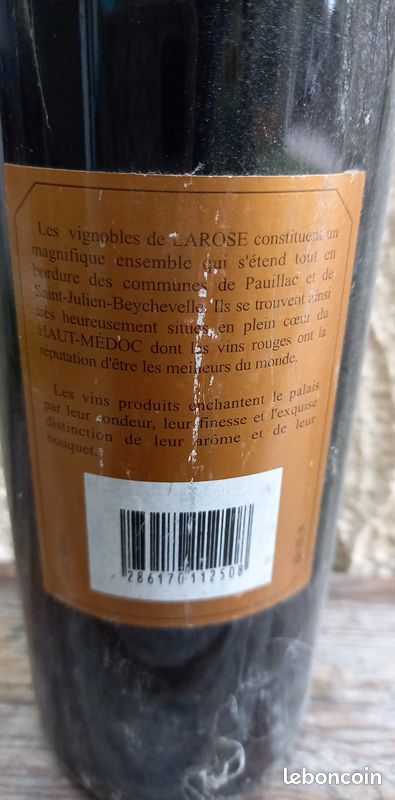 Château Larose Saint Laurent 2001 - Haut Médoc (image 3)