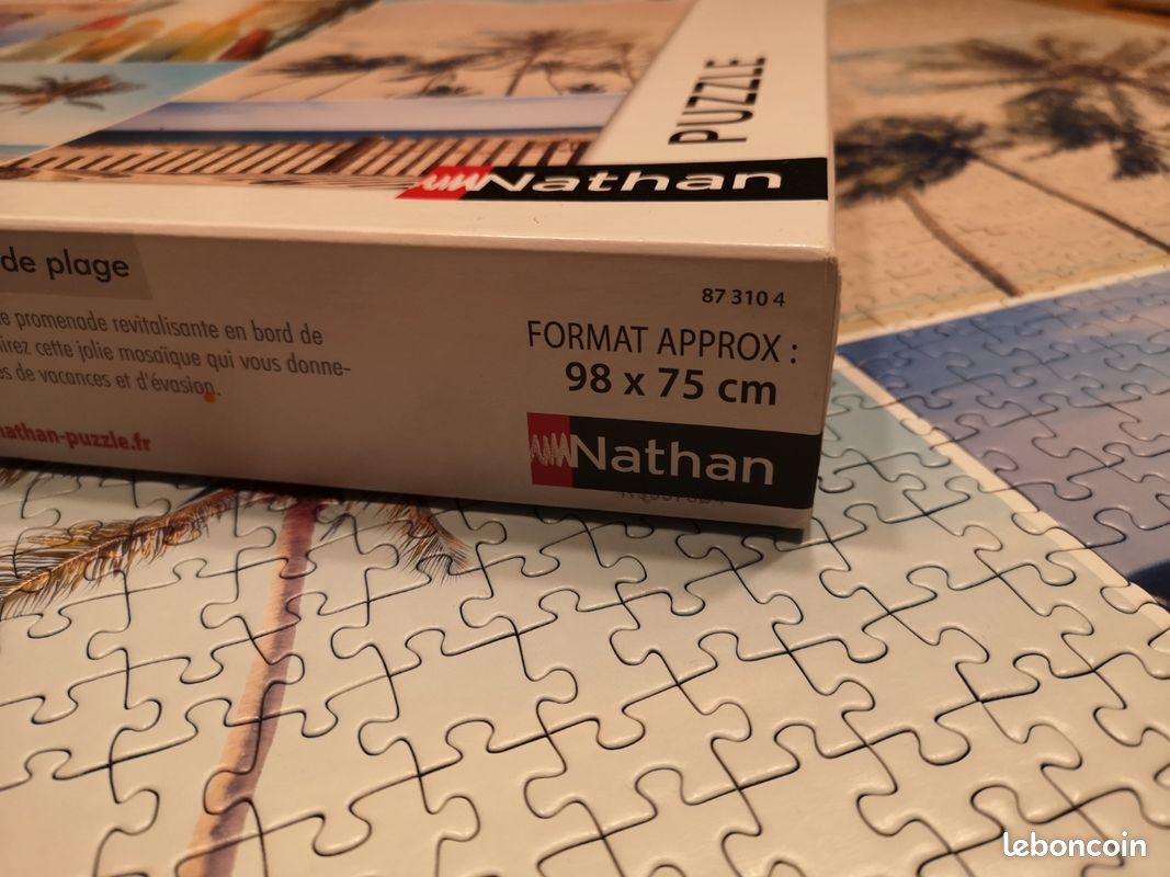 Puzzle 2000 pièces Nathan évasion en bord de plage (image 3)