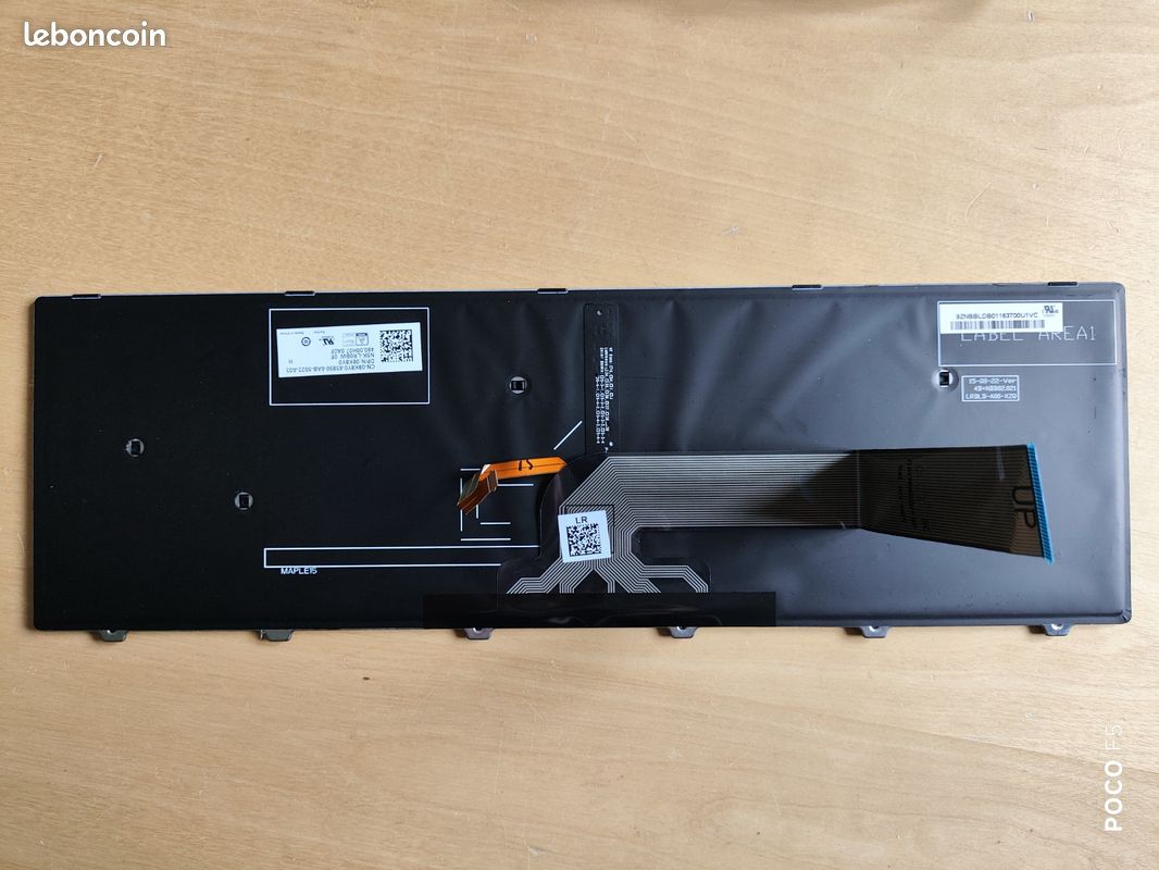 Clavier AZERTY Français Pour Dell Latitude 3500 - Avec Rétroéclairage - Neuf D'origine