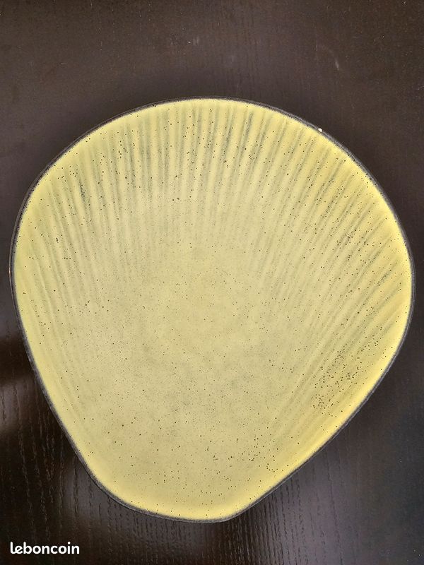 Assiette à Huîtres Céramique Marcel Guillot N°2 – Vallauris Années 50-60