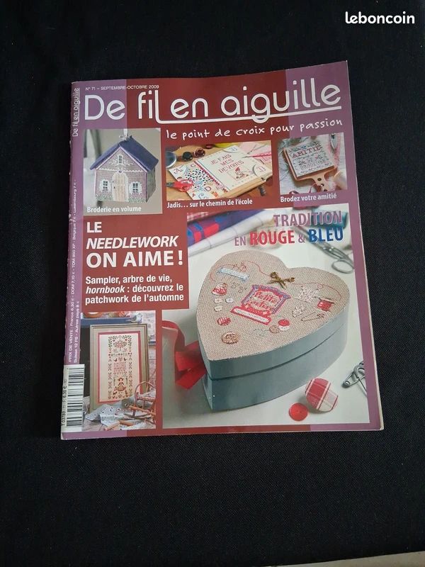 Magazine loisirs créatifs broderie point de croix (image 1)