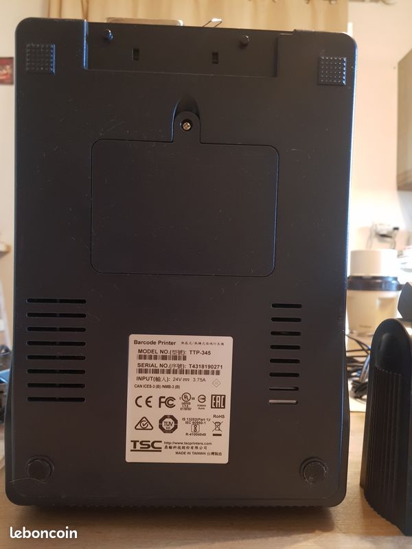 3 Imprimantes d'étiquettes transfert thermique, TSC TTP-345 (image 8)