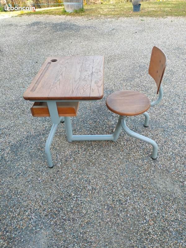 Bureau et chaise écolier (image 1)
