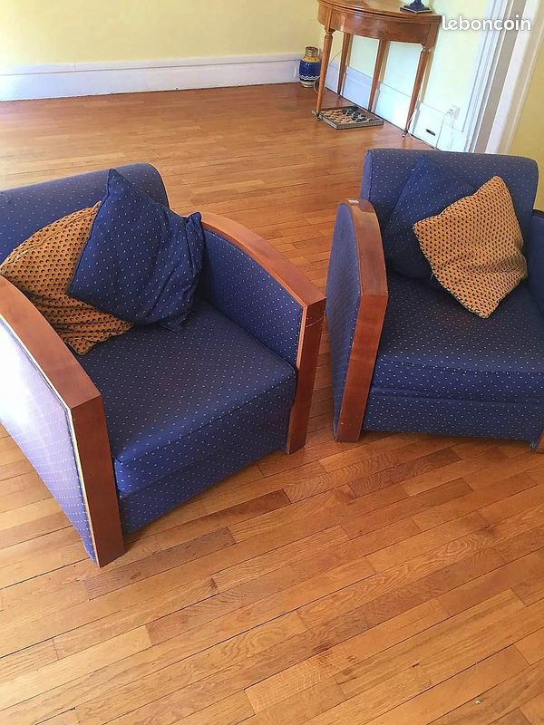 Paire de fauteuils Hugues Chevaliers (image 1)