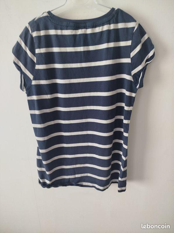 T-shirt Femme NEXT Taille 10 - Blanc, Manches Courtes, Occasion Très Bon état