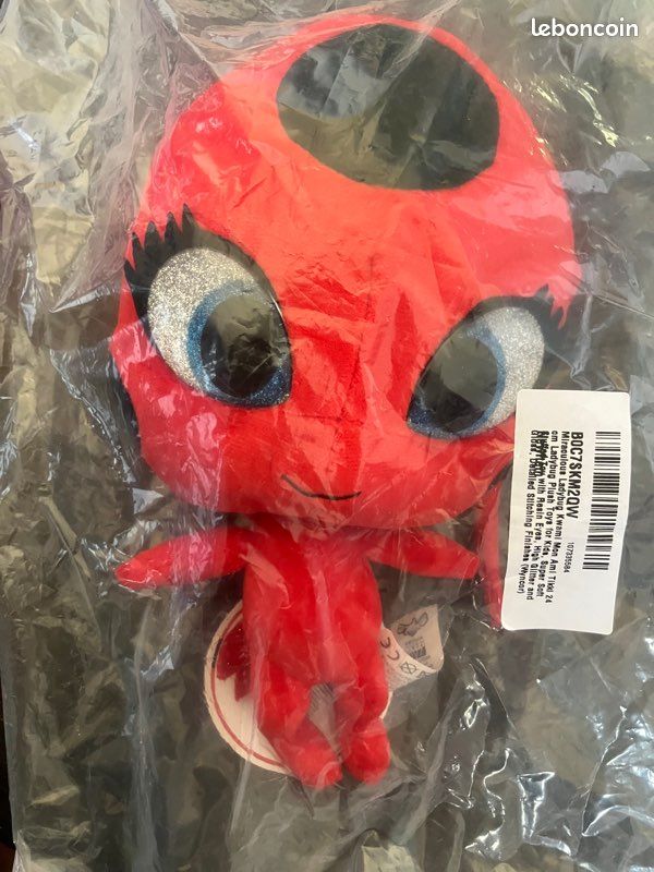 Tikki Miraculous Peluche Kwami Miraculous Ladybug Zag Chibi Tikki