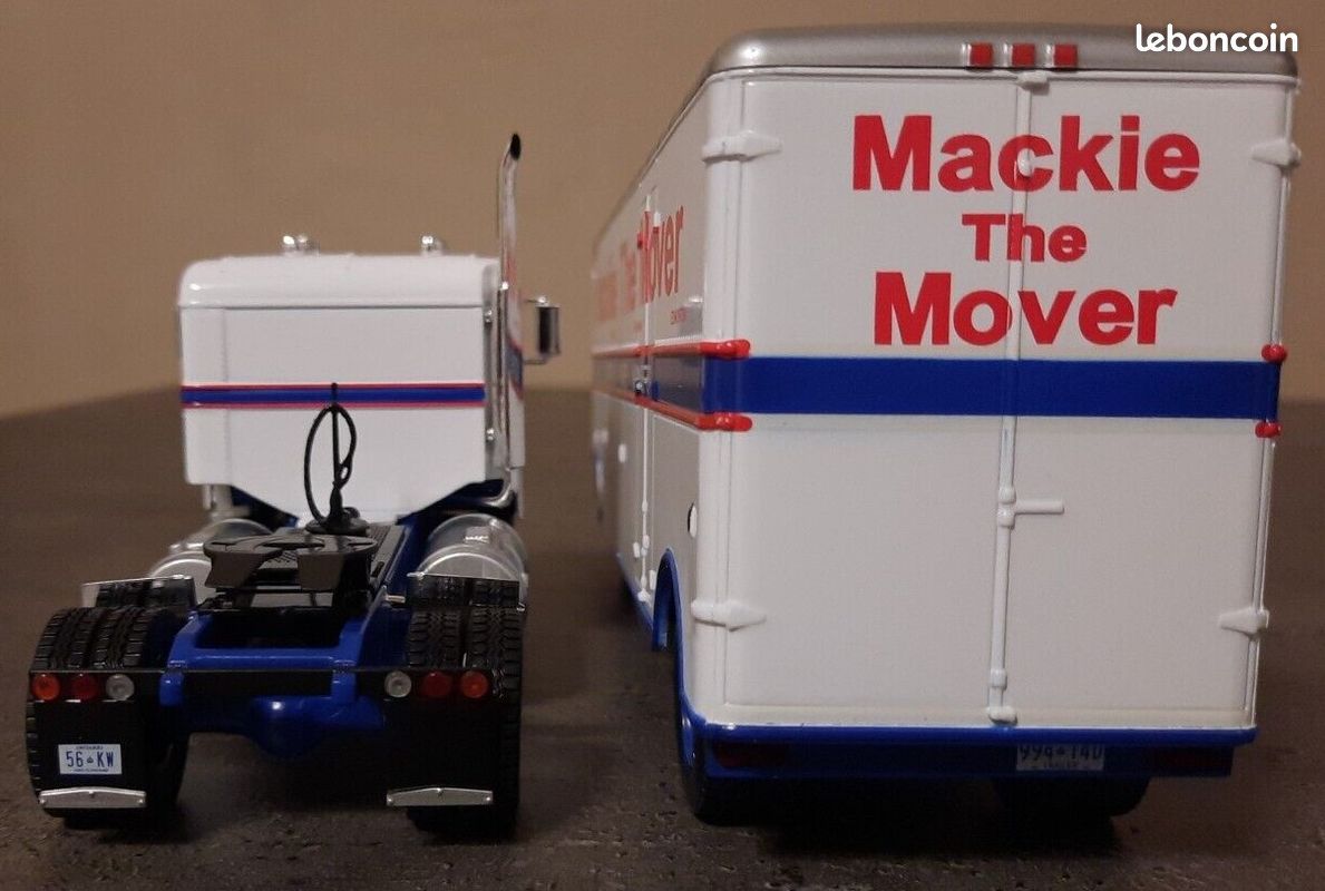 KENWORTH BULLNOSE Camion Semi Remorque Américain MACKIE THE MOVER an. 1951 1/43 Neuf Boite ref SRA38 (image 5)