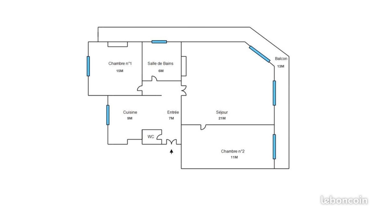 Appartement 3 pièces 70 m² · à Asnières-sur-Seine · 70 m² · 1 805 €/mois
