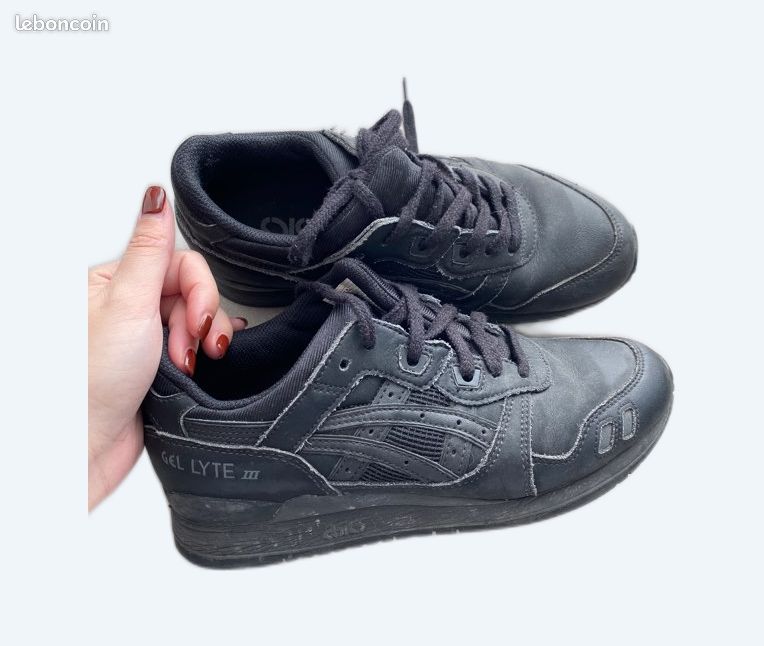 Basket Asics Gel Lyte III femme noir taille 38 Chaussures