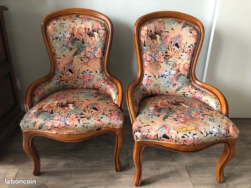 Fauteuils petite bergère louis Philippe (image 1)