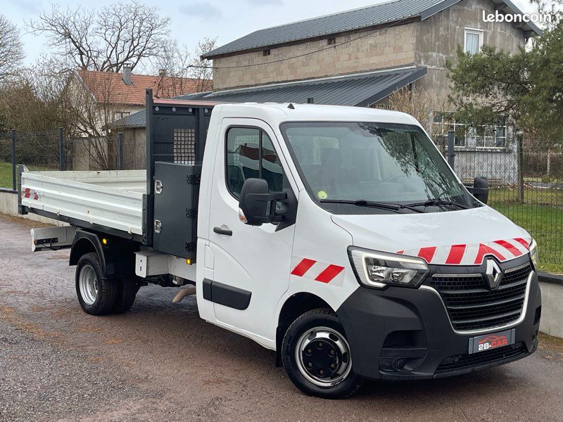 Renault Master Benne Coffre 2.3 Dci 130cv BVM6 Roue Jumelée / Lames renforcée / TBE / Faible Kilométrage (image 2)