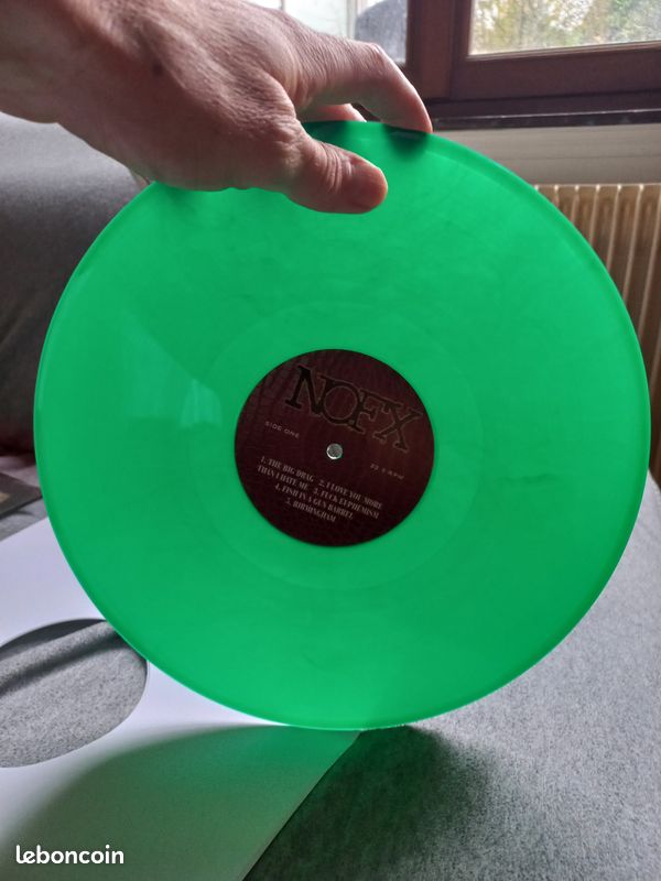 Vends vinyle coloré nofx single album vert (image 1)