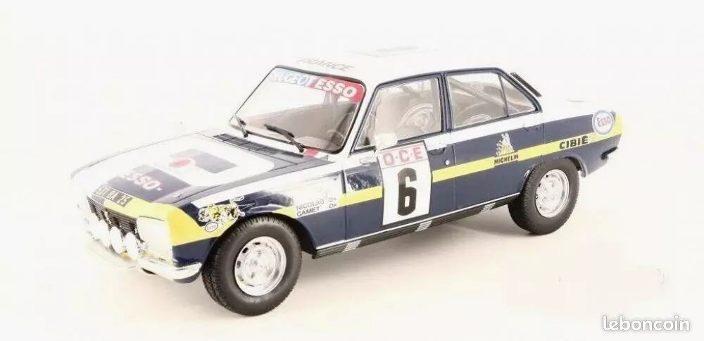 PEUGEOT 504 TI - Rallye du Maroc 1976 - équipage J.P. NICOLAS - GANET - échelle 1/18 - Neuve en boite non déballée - ref n° 30 (image 10)