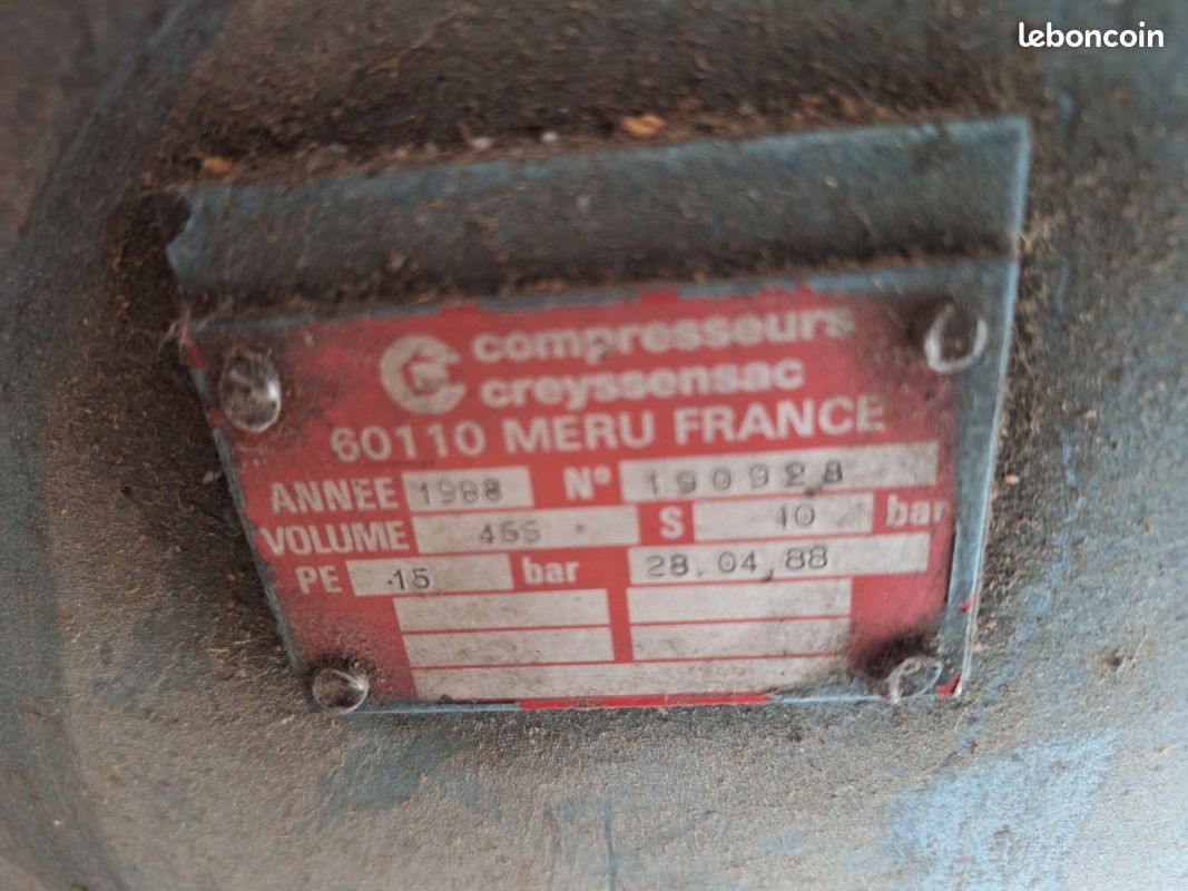 Compresseur Creyssensac 450 litres (image 3)