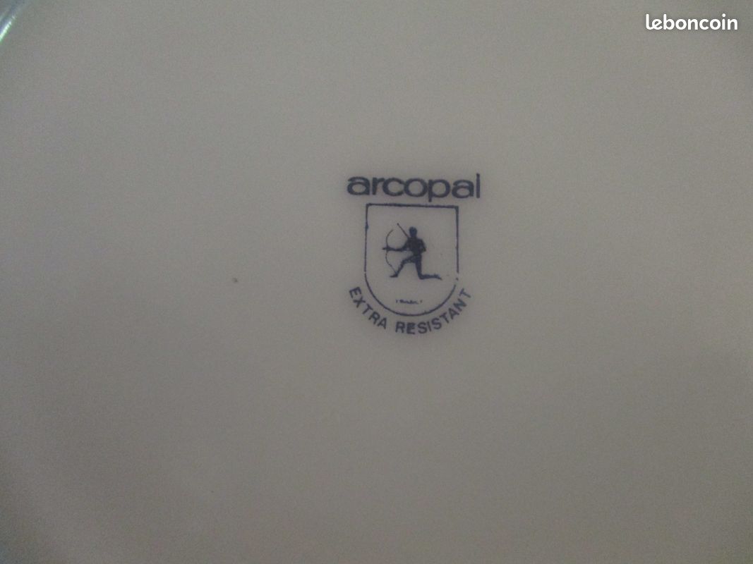 Lot assiette Arcopal ( vintage) années 70) (PAZ) (image 3)