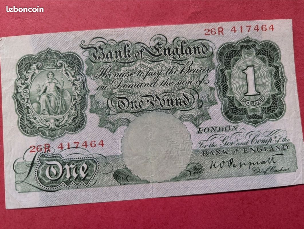[ Grande-Bretagne ] Beau billet 1 Pound (image 1)
