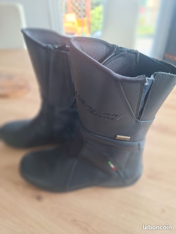 Bottes moto Vanucci Sympatex – Taille 39 – État quasi neuf (image 3)