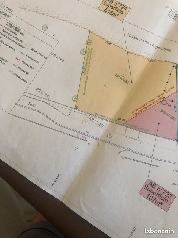 Vends terrain à batir à Jonqières 34725 · à Jonquières · 165 000 €
