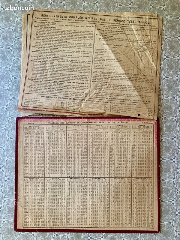 RARE CALENDRIER - Almanach Des Postes Et Des Telegraphes 1895 Aux