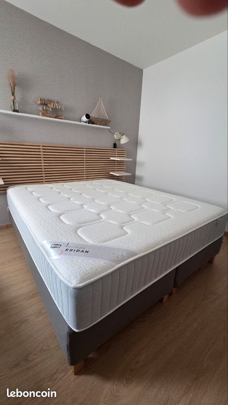 Lit sommier et matelas 160 (image 1)