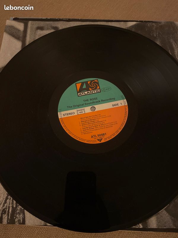 Disque 33 tours BO The Rose 1979 (image 5)