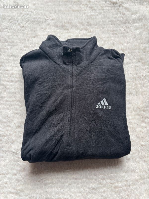 Polaire vintage homme - Adidas – Noir – XL – Très bon état (image 4)