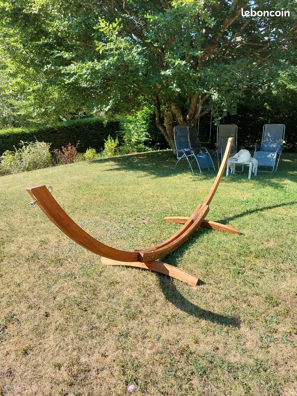 Hamac macrame sur pied (image 6)