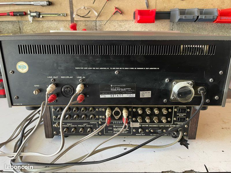 Kenwood stereo cassette KX-620 + ampli KA-4002A (image 3)