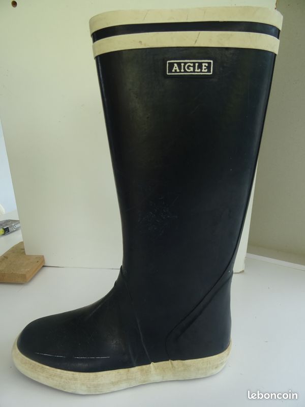 Aigle Malouine Marine Aigle Malouine Fur Women Wellington Boots