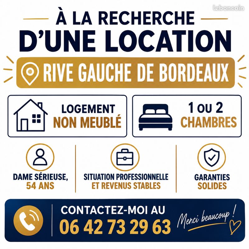 Appartement 2 pièces 65 m² · à Blanquefort · 65 m² · 800 €/mois