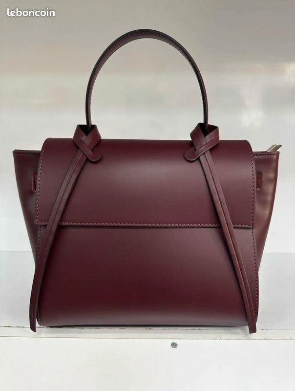 Sac à Bandoulière en Cuir Véritable Premium, Élégant et Pratique, Sac en Cuir Tendance pour Femme, Accessoire Chic et Durable au Quotidien (image 1)