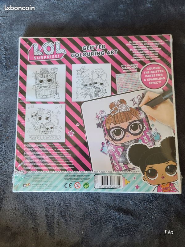 Lot Maison + Camping Car +Poupée "LOL Omg"+Coloriage (image 10)