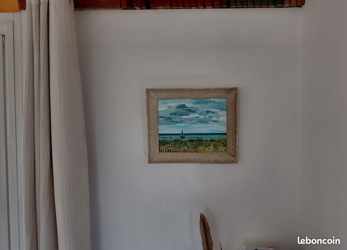 Peinture sur toile ambiance océane (image 2)