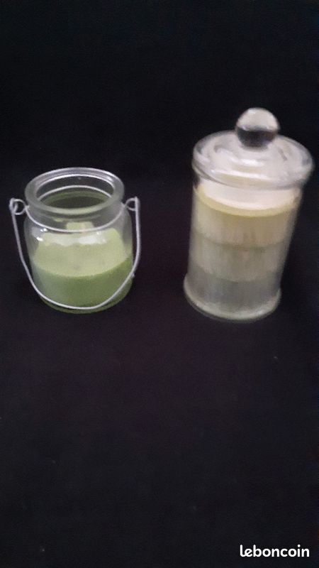Bougies pot en verre (image 1)
