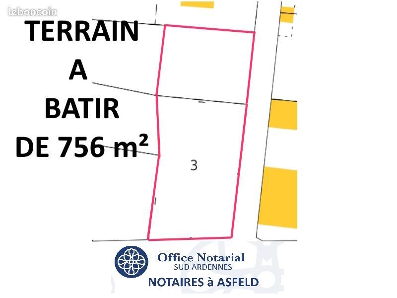 Terrain 756 m² · à Condé-lès-Herpy · 756 m² · 32 800 €