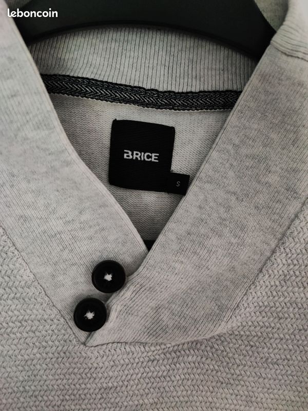 Pull gris clair Brice (image 2)