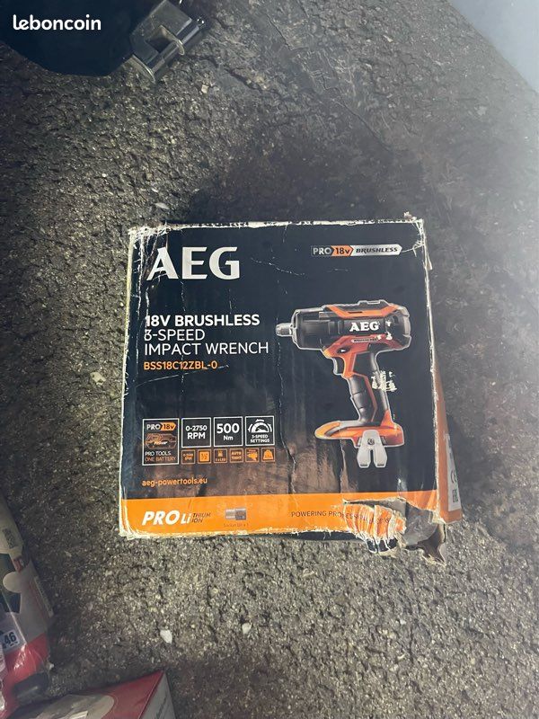 Boulonneuse à choc AEG Bricolage